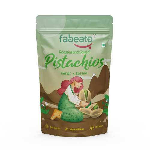 Fabeato: Premium Roasted & Salted Pistachios 1Kg