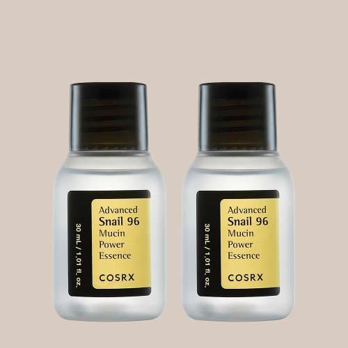 COSRX: Advanced Snail 96 Mucin Power Essence | Hydration | Glass Skin | Snail Mucin | Barrier Repair | Pack of 2 | 30ml each