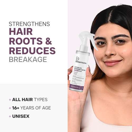 Dermatouch: DERMATOUCH ACTIVES 2% ROSEMARY WATER HAIR SPRAY - 200ML PACK OF 2