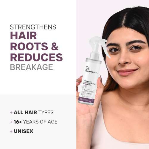 Dermatouch: DERMATOUCH ACTIVES 2% ROSEMARY WATER HAIR SPRAY - 100ML PACK OF 2