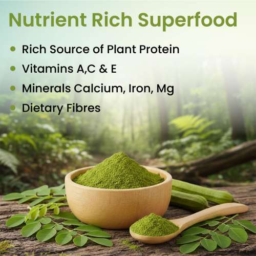 Vlado's Himalayan Organics: Organic Moringa Tablet with 1200mg Moringa Leaves Extract | Moringa Powder Tablets for Immunity, Digestion & Energy| Moringa Leaves Tablets, 60 Tablets