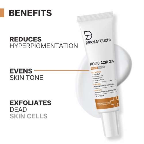 Dermatouch: Dermatouch Kojic Acid 2% Cream -30gm  Pack Of 2