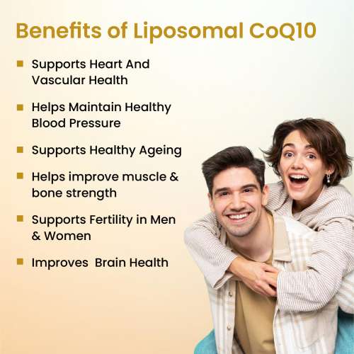 Vlado's Himalayan Organics: Liposomal Coenzyme Q10 | CoQ10 Supplement 300mg+ with Magnesium, Vitamin B9 & B12, D-Chiro-Inositol, ,Garlic, Arjuna, Methyl, Folate | High Absorption I Coq10 Ubiqinol Supports Heart Health and Vascular Health  30 Capsules