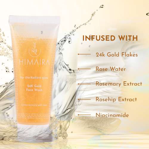 Himaira: 24K Gold Face Wash - 100ml