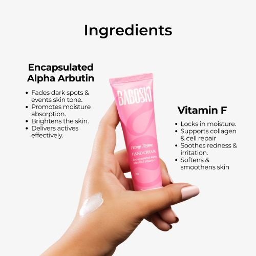 Baboski: Peony Thyme Hand Cream