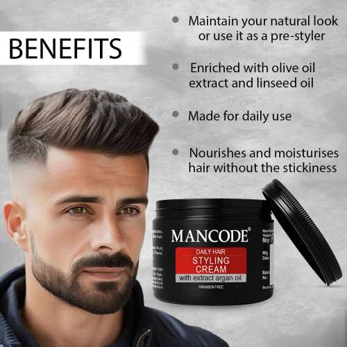 Mancode: Daily Hair Styling Cream - 100gm