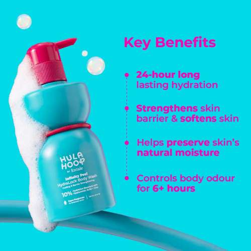 Foxtale: Hula Hoop HydraLock Body Wash | 24-Hrs Long Hydration & Moisturization | 250ml