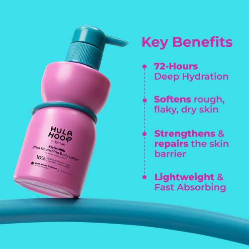 Hula Hoop: Hula Hoop Ultra Nourishing Body Lotion by Foxtale | Hydrates & Repairs | 200ml