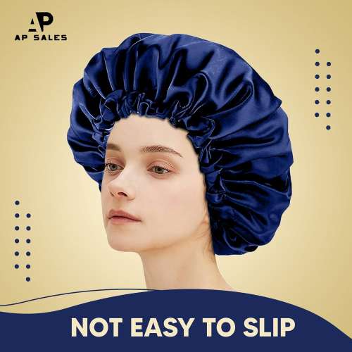 kindlife: Luxury Satin Silk Hair Bonnet Cap