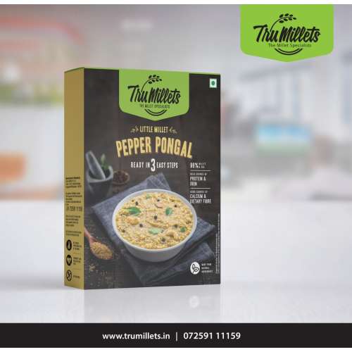 TruMillets: Trumillets Little Millet Pepper Pongal, 200gm (Pack of 1)