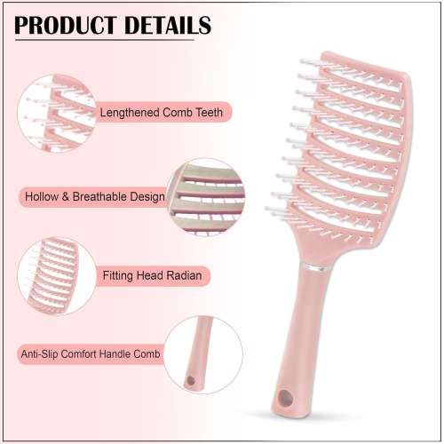 kindlife: Detangling Hair Brush, Curly & Straight Hair Brush for Women & Men