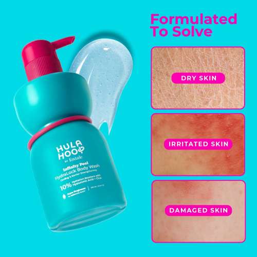 Foxtale: Hula Hoop HydraLock Body Wash | 24-Hrs Long Hydration & Moisturization | 250ml
