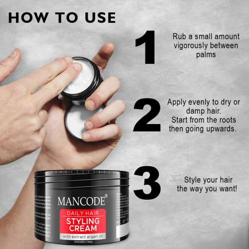 Mancode: Daily Hair Styling Cream - 100gm