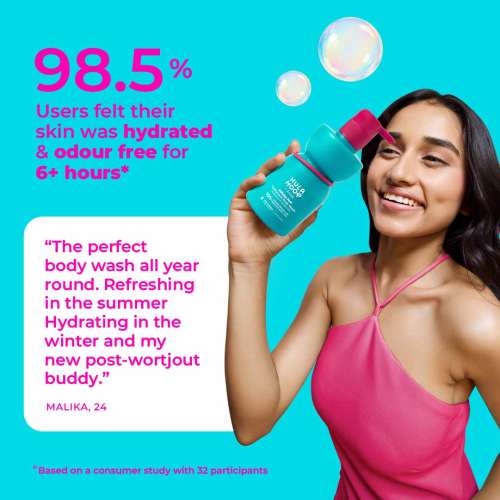 Hula Hoop: Hula Hoop HydraLock Body Wash?| 24-Hrs Long Hydration & Moisturization | 250ml