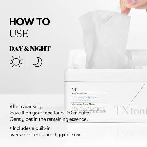 VT Cosmetics: TX-Toning Daily Mask  30Ea