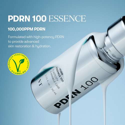 VT Cosmetics: PDRN 100 Essence | PDRN | Skin Repair | Elasticity Boost | Glow Boost | 30ml