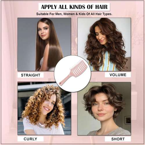 kindlife: Detangling Hair Brush, Curly & Straight Hair Brush for Women & Men