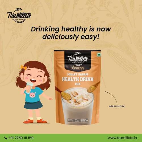 TruMillets: Trumillets Millet Badam Drink, 200gm (Pack of 1)