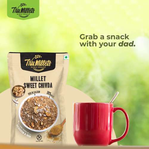 TruMillets: Trumillets Sweet Chivda, 125gm (Pack of 1)