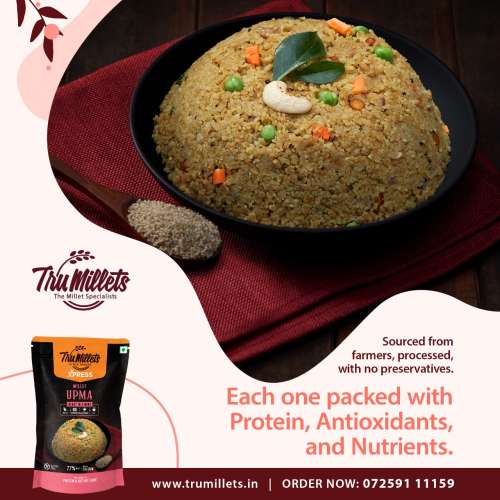 TruMillets: Trumillets Millet Upma, 180gm (Pack of 1)