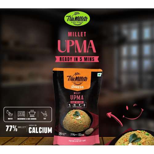TruMillets: Trumillets Millet Upma, 180gm (Pack of 1)
