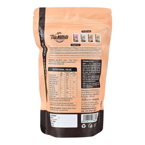 TruMillets: Trumillets Millet Carrot Pancake, 150gm (Pack of 1)