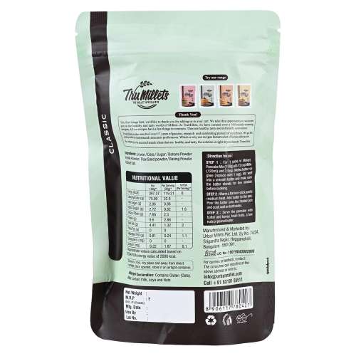 TruMillets: Trumillets Millet Classic Pancake, 150gm (Pack of 1)