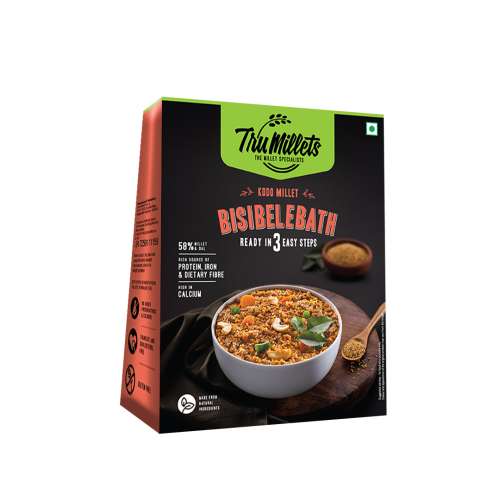 TruMillets: Trumillets Kodo Millet Bisibelle Bath, 200gm (Pack of 1)