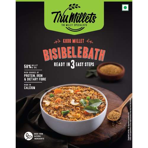 TruMillets: Trumillets Kodo Millet Bisibelle Bath, 200gm (Pack of 1)