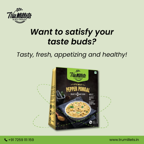TruMillets: Trumillets Little Millet Pepper Pongal, 200gm (Pack of 1)