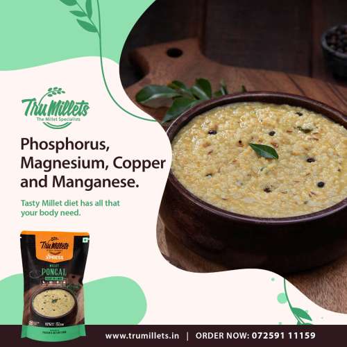 TruMillets: Trumillets Little Millet Pepper Pongal, 200gm (Pack of 1)