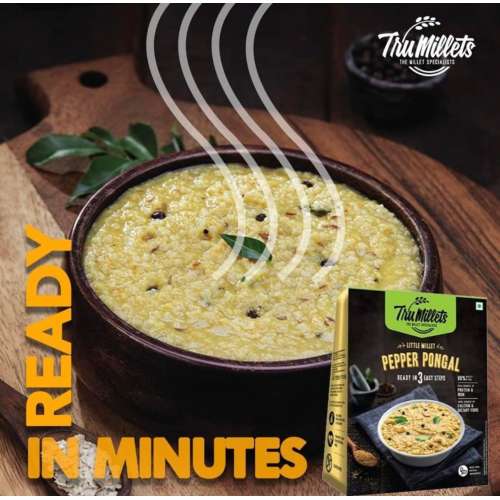 TruMillets: Trumillets Little Millet Pepper Pongal, 200gm (Pack of 1)
