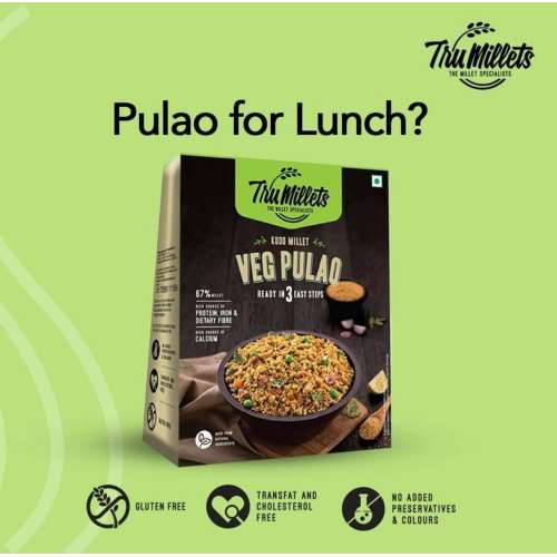 TruMillets: Trumillets Kodo Millet Veg Pulao, 200gm (Pack of 1)