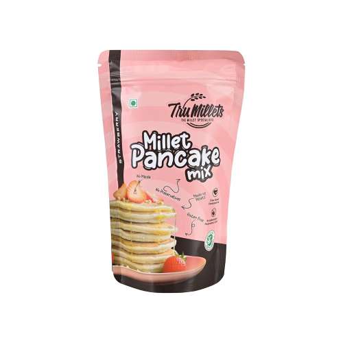 TruMillets: Trumillets Millet Strawberry Pancake, 150gm (Pack of 1)