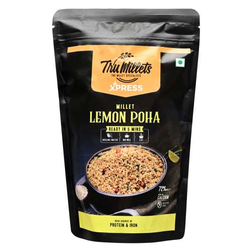 TruMillets: Trumillets Millet Lemon Poha, 180gm (Pack of 1)