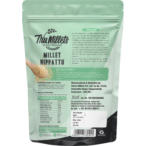 TruMillets: Nippat,125gm (Pack of 1)