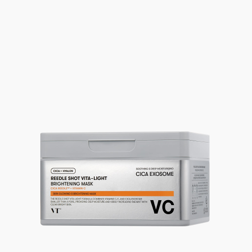 VT Cosmetics: Vita-Light Brightening Mask | Brightening | Glow Boost | Even Skin Tone | Radiance | Daily Mask | 30ea