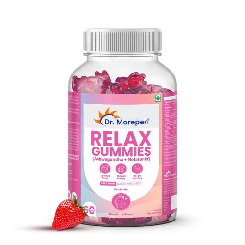 Dr. Morepen: Relax Gummy (Ashwagandha + Melatonin) 250gm