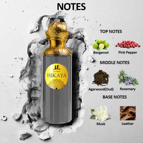 La' French: Hikaya Imperial Blend Long Lasting Eau De Parfum - 100ml
