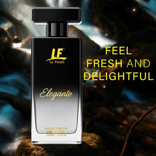 La' French: Eleganto Perfume for Women 100ml | Long-Lasting Fresh & Sweet Fragrance | Premium EDP for Women