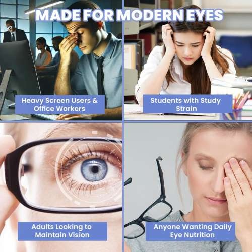 Dr. Morepen: Sharp Eye Vision Gummy (Lutein, Astaxanthin, Zeaxanthin, Veg Omega, Vitamin A,C And E) 250gm