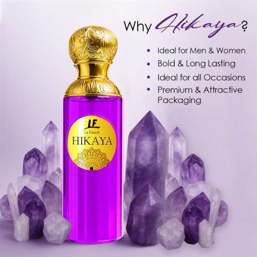 La' French: Hikaya Violet Dream Long Lasting Eau De Parfum Natural Spray - 100ml