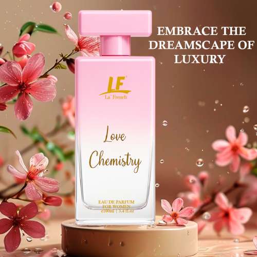 La' French: Love Chemistry Perfume for Women 100ml | Long-Lasting Fruity & Sweet Fragrance | Luxury EDP for Women