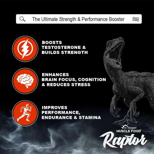 Dr. Morepen: Muscle Food Raptor 500ml