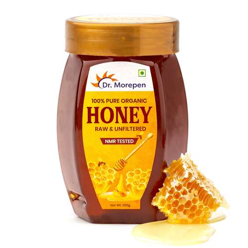 Dr. Morepen: Honey 250gm Pack of 2 and Honey Multi Flora 250gm - Pet Jar Pack of 2