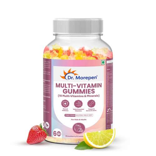 Dr. Morepen: Complete Wellness Gummy (Multivitamin & Multimineral Blend) 250gm