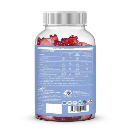 Dr. Morepen: Sharp Eye Vision Gummy (Lutein, Astaxanthin, Zeaxanthin, Veg Omega, Vitamin A,C And E) 250gm