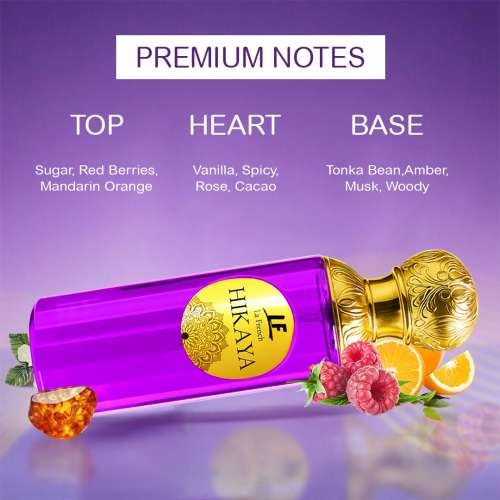 La' French: Hikaya Violet Dream Long Lasting Eau De Parfum Natural Spray - 100ml