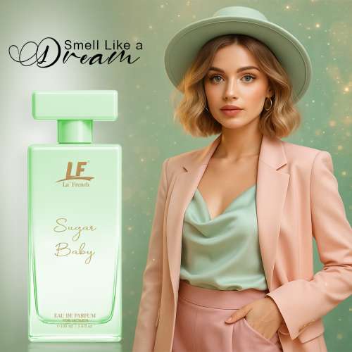 La' French: Sugar Baby Perfume for Women 100ml | Sweet & Fruity | Long Lasting | Premium & Luxury Perfume for Her