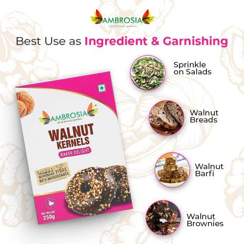 Ambrosia: Walnut Kernel Baker Delight 500g Pack of 2x250gm